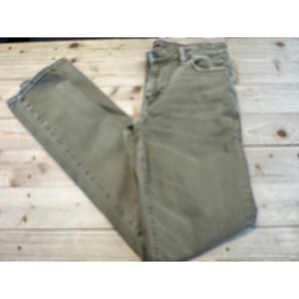 American Eagle Airflex+ Slim Jeans Mens 30x34 Olive Green Khaki Stretch Pants